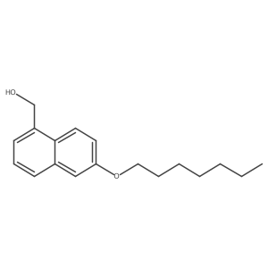 (6-Heptoxynaphthalen-1-yl)methanol Structure