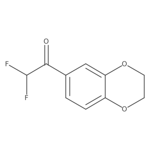 1-(2,3-Dihydro-benzo[1,4]dioxin-6-yl)-2,2-difluoro-ethanone Structure