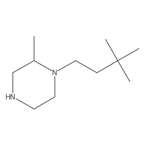 (2S)-1-(3,3-dimethylbutyl)-2-methylpiperazine结构式