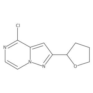 4-Chloro-2-(oxolan-2-yl)pyrazolo[1,5-a]pyrazine结构式