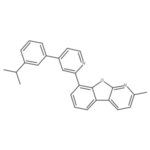 8-(4-(3-Isopropylphenyl)pyridine-2-yl)-2-methylbenzofuro[2,3-b]pyridine Structure
