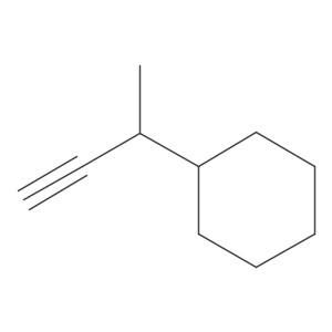 (But-3-yn-2-yl)cyclohexane Structure