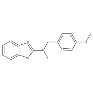 COc1ccc(CN(C)c2nc3ccccc3o2)cc1结构式