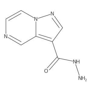 Pyrazolo[1,5-a]pyrazine-3-carbohydrazide结构式