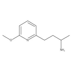 4-(6-Methoxypyridin-2-yl)butan-2-amine结构式