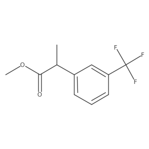 2-(3-Trifluoromethyl-phenyl)-propionic acid methyl ester结构式