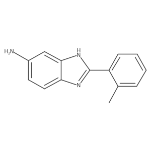2-(2-Methylphenyl)-5-aminobenzimidazole结构式