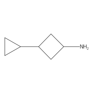 3-Cyclopropylcyclobutan-1-amine Structure