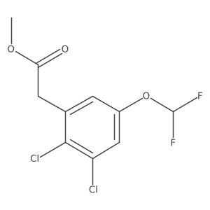 Methyl 2,3-dichloro-5-(difluoromethoxy)phenylacetate Structure