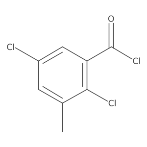 2,5-Dichloro-3-methylbenzoyl chloride Structure