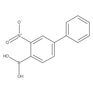 3-Nitrobiphenyl-4-boronic acid Structure