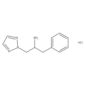 1-phenyl-3-(2H-1,2,3-triazol-2-yl)propan-2-amine hydrochloride Structure