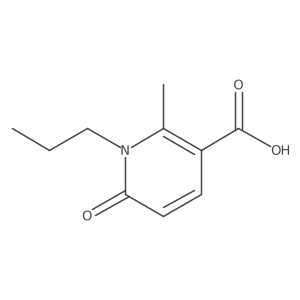 2-Methyl-6-oxo-1-propyl-1,6-dihydropyridine-3-carboxylic acid结构式