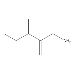 2-(Aminomethyl)-3-methylpent-1-ene Structure