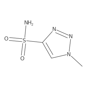 1-Methyl-1H-1,2,3-triazole-4-sulfonamide结构式