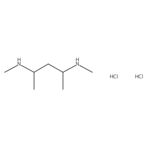 (2R,4R)-2-N,4-N-Dimethylpentane-2,4-diamine;dihydrochloride Structure