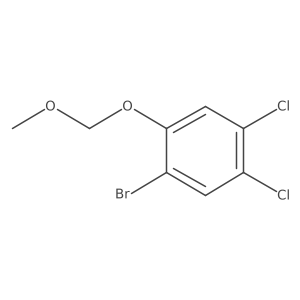1-Bromo-4,5-dichloro-2-(methoxymethoxy)benzene结构式
