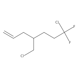 7-Chloro-4-(chloromethyl)-7,7-difluorohept-1-ene结构式
