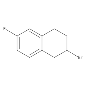 2-Bromo-6-fluoro-1,2,3,4-tetrahydronaphthalene Structure