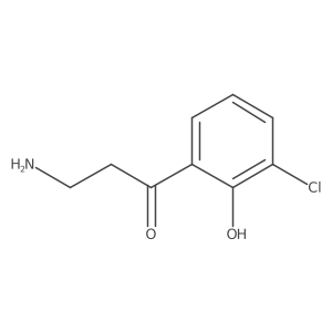 3-Amino-1-(3-chloro-2-hydroxyphenyl)propan-1-one Structure