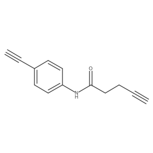 N-(4-ethynylphenyl)pent-4-ynamide结构式