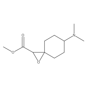 Methyl 6-(dimethylamino)-1-oxaspiro[2.5]octane-2-carboxylate结构式