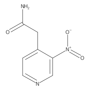 2-(3-Nitropyridin-4-yl)acetamide Structure