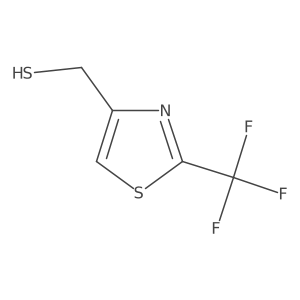 [2-(Trifluoromethyl)-1,3-thiazol-4-yl]methanethiol Structure