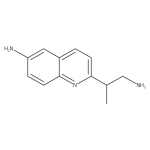 2-(1-Aminopropan-2-yl)quinolin-6-amine Structure