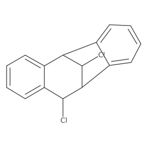 5,10-Methano-5H-dibenzo[a,d]cycloheptene, 11,12-dichloro-10,11-dihydro-, (5I+/-,10I+/-,11I+/-,12S*)- Structure