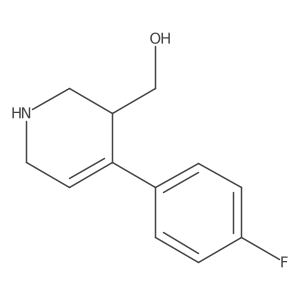 4-(4-Fluorophenyl)-1,2,3,6-tetrahydro-3-pyridinemethanol Structure