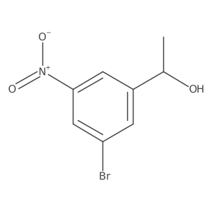 (1S)-1-(3-bromo-5-nitrophenyl)ethan-1-ol Structure