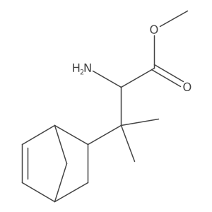 Methyl 2-amino-3-{bicyclo[2.2.1]hept-5-en-2-yl}-3-methylbutanoate Structure