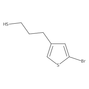 3-(5-Bromothiophen-3-yl)propane-1-thiol Structure