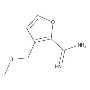 3-(Methoxymethyl)furan-2-carboximidamide结构式