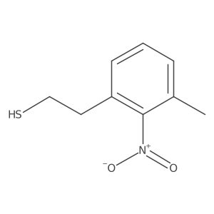 2-(3-Methyl-2-nitrophenyl)ethane-1-thiol Structure