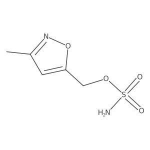 (3-Methyl-1,2-oxazol-5-yl)methyl sulfamate结构式