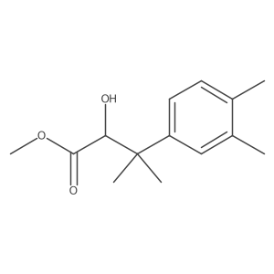 Methyl 3-(3,4-dimethylphenyl)-2-hydroxy-3-methylbutanoate结构式