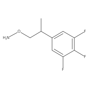 O-[2-(3,4,5-trifluorophenyl)propyl]hydroxylamine Structure