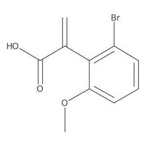 2-(2-Bromo-6-methoxyphenyl)prop-2-enoic acid结构式