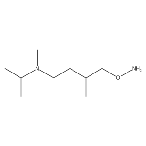 O-{2-methyl-4-[methyl(propan-2-yl)amino]butyl}hydroxylamine Structure