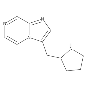 2-({Imidazo[1,2-a]pyrazin-3-yl}methyl)pyrrolidine Structure