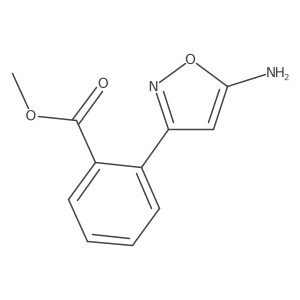 Methyl 2-(5-amino-1,2-oxazol-3-yl)benzoate Structure