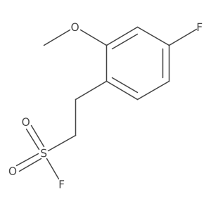 2-(4-Fluoro-2-methoxyphenyl)ethane-1-sulfonyl fluoride结构式
