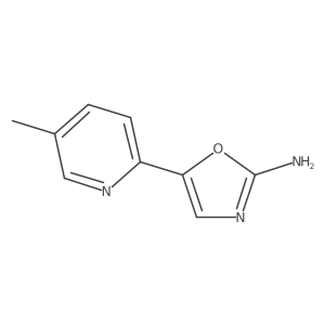 5-(5-Methylpyridin-2-yl)-1,3-oxazol-2-amine Structure