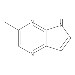 3-methyl-5H-pyrrolo[2,3-b]pyrazine结构式