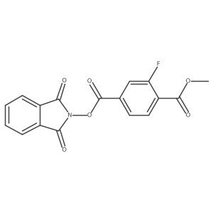 4-(1,3-dioxo-2,3-dihydro-1H-isoindol-2-yl) 1-methyl 2-fluorobenzene-1,4-dicarboxylate Structure
