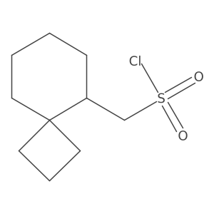 Spiro[3.5]nonan-9-ylmethanesulfonyl chloride结构式