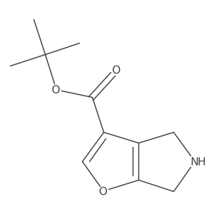 tert-butyl 4H,5H,6H-furo[2,3-c]pyrrole-3-carboxylate Structure