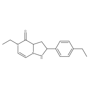 5-Ethyl-2-(4-ethylphenyl)-1,2,3,3a-tetrahydropyrazolo[1,5-a]pyrazin-4-one Structure